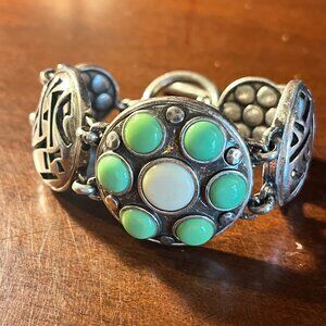 Vintage Sterling Silver Southwest Style Bracelet